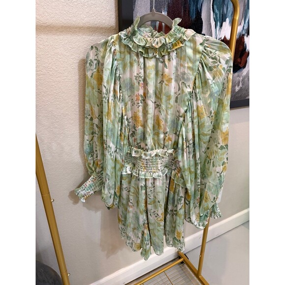 Elliatt Ophelia High-Neck Playsuit Romper M - Picture 3 of 10